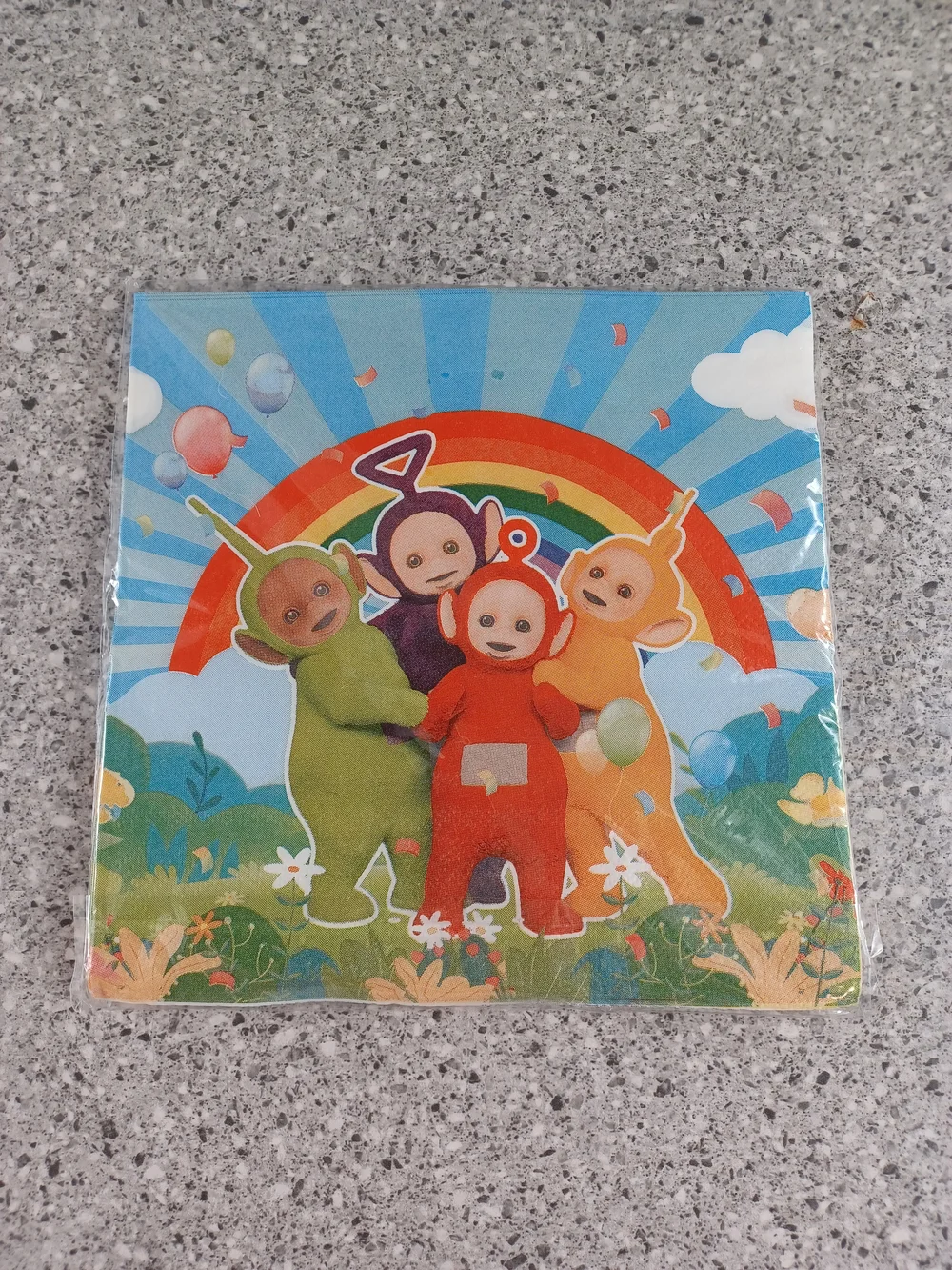 Teletubbies Birthday Party Supplies Set Balloons Cake Toppers Banner Plates Cups
